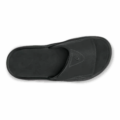 OluKai Nalu Slide - Black 9 OluKai Nalu Slide - Black -Olukai 10332 4040 004 M NaluSlide BlkBlk