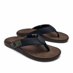 OluKai Tuahine - Trench Blue / Dark Wood -Olukai 10465 DE63 003 M Tuahine TrbDkw