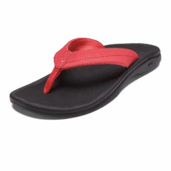 OluKai ‘Ohana - Hot Coral / Black -Olukai 20110 HC40 AMZ Ohana HotCoralBlack