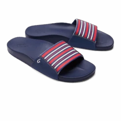 OluKai Kīpuni - Trench Blue / Stripe -Olukai 20508 DEZP 003 W Kipuni Trench Blue Stripe