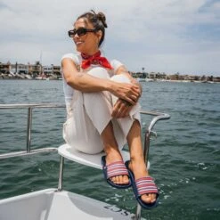 OluKai Kīpuni - Trench Blue / Stripe -Olukai 20508 DEZP 102 Kipuni